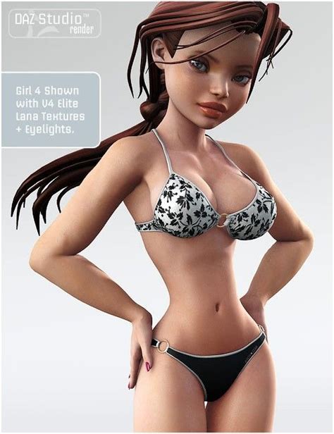 the girl 4 3d girl model base 3d girl sexy cartoons girl model