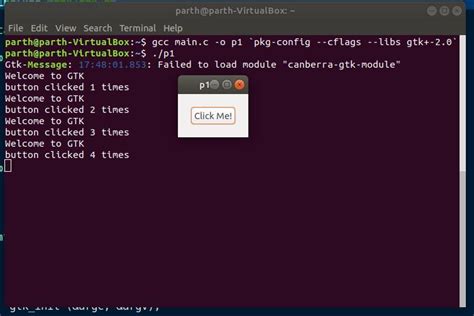 How To Create Gui In C Programming Using Gtk Toolkit Geeksforgeeks