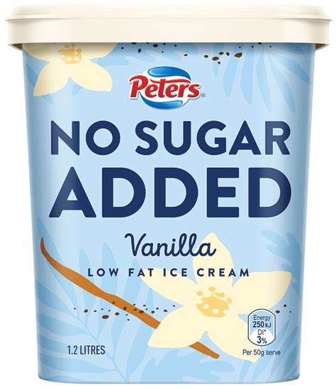 No Sugar Added Vanilla Ice Cream Peters Ice Cream