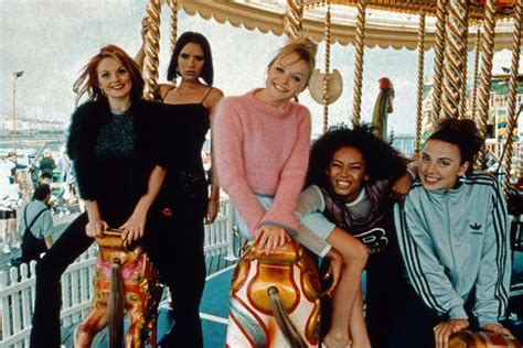Geri Horner Recreates Iconic Spice Girls Snap On Brighton Pier Ahead Of