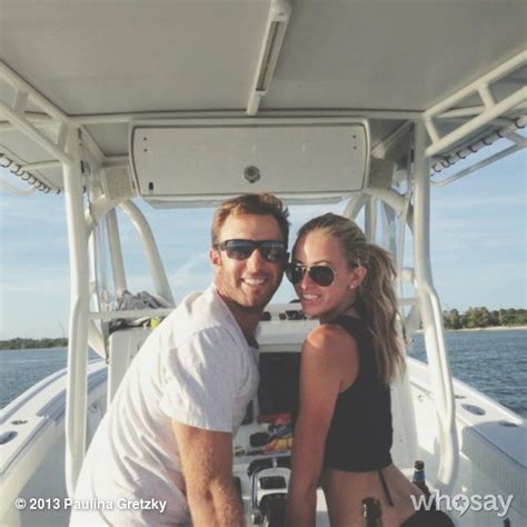 Taking The Boat Out On The Lake Dustin Johnson Paulina Gretzky Cute