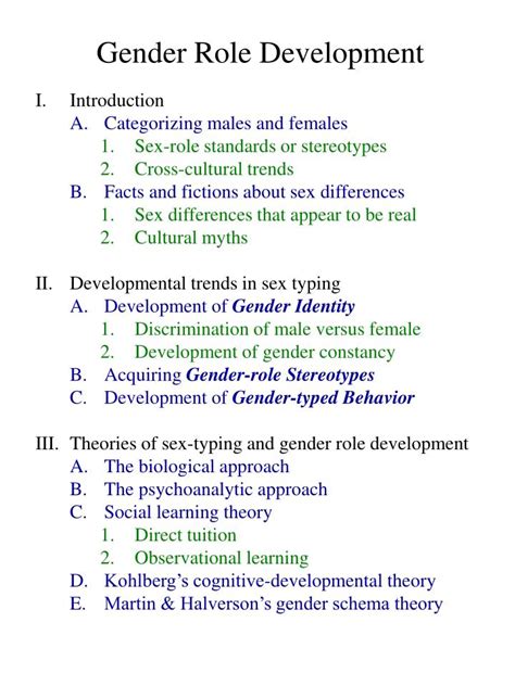 General skills for business development roles. PPT - Gender Role Development PowerPoint Presentation - ID ...