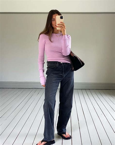 14 Pink Sweater Outfit Ideas That Are Sweet Chic And Modern