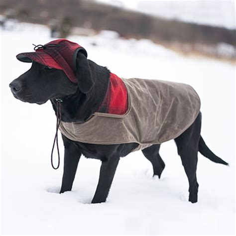 Stormy Kromer Waxed Dog Jacket In Dark Tan From Ironwood Michigan