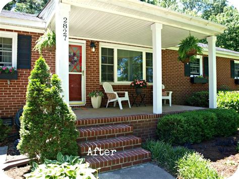 Check spelling or type a new query. Our first house - Simply Swider | Porch without railing ...