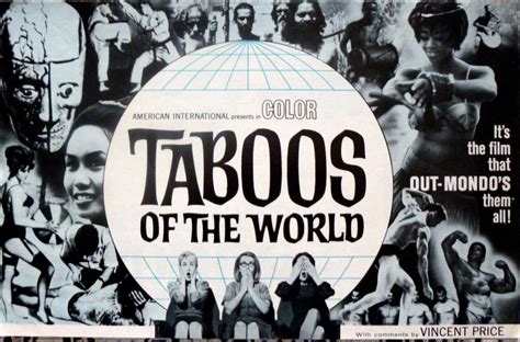 Taboos Of The World 1965 Its The Picture That Out Mondos Them All