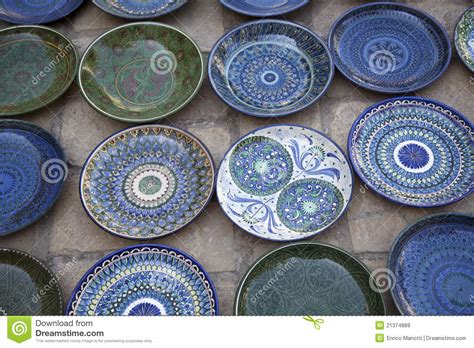 Find photos of plate decoration. Handmade ceramic plates stock image. Image of ottoman ...