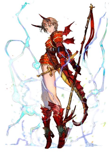 Crimson Dragon Aelia Art Valkyrie Anatomia The Origin Art Gallery Character Art Art