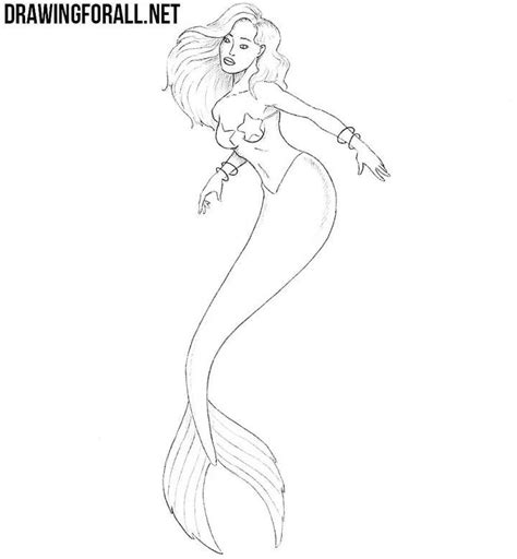 20 Easy Mermaid Drawing Ideas How To Draw A Mermaid