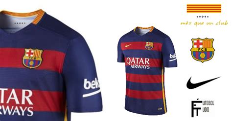 Futebol é Tudo Camisa Nike Fc Barcelona Home 20152016