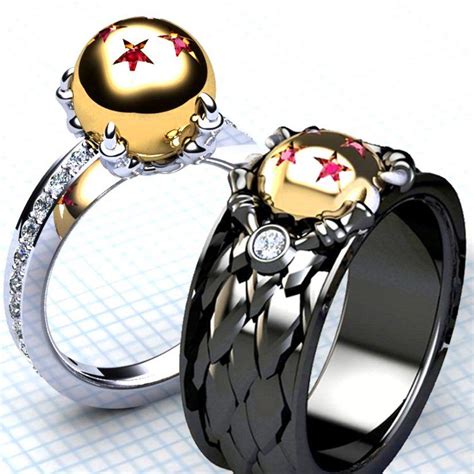 Https://favs.pics/wedding/dragon Ball Z Wedding Ring For Men