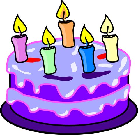 Gâteau D Anniversaire Happy Birthday Illustrations Gratuites