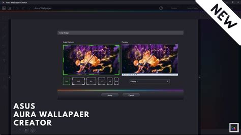 Tutorial How To Use Asus Aura Wallpaper Creator Youtube
