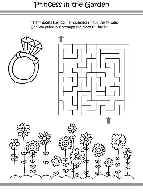 Free Maze Puzzles Coloring Pages Printable Maze Puzzles Coloring