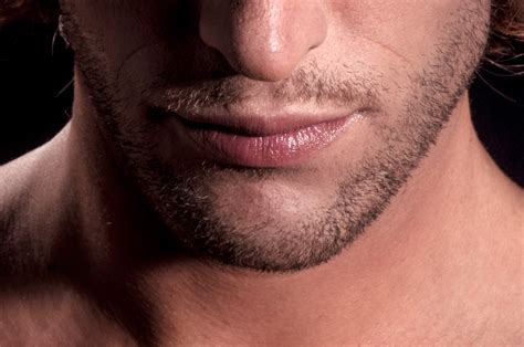 Free Photo Close Up Of Man Lips Beard And Face Adult People Look