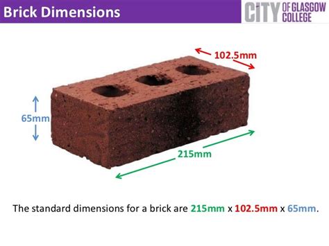 Brick Dimensions 102 5mm 65mm 215mm The Standard Dimensions For