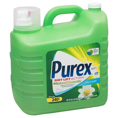 Purex Natural Elements Linen And Lilies He Liquid Laundry Detergent 240