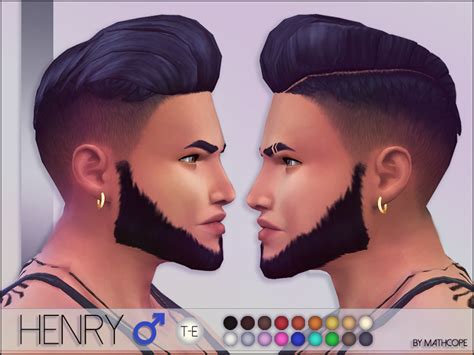 The Sims Resource Mathcope Henry Hair