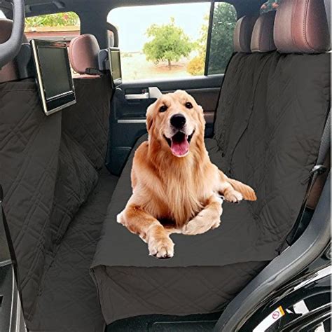 Formosa Covers Deluxe Quilted And Padded Dog Car Back Seat Cover With