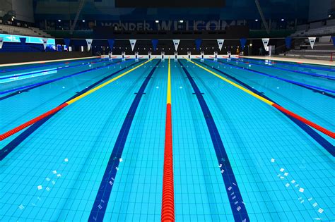 Olympic Swimming Pool Royalty Free Stock Photo