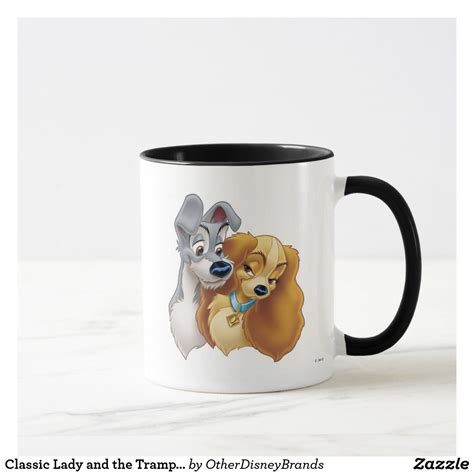 Classic Lady And The Tramp Snuggling Disney Mug Zazzle Disney