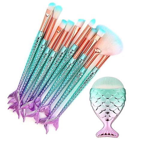 top 10 mermaid makeup brushes set home gadgets
