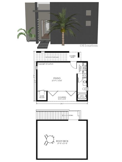 Studio Casita Floor Plans Floorplans Click