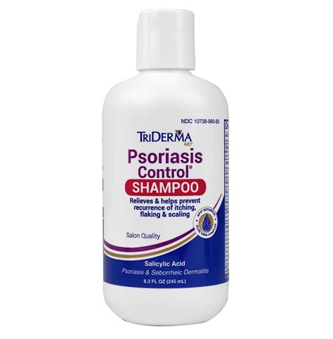 Triderma Md Psoriasis Control Shampoo With Salicylic Acid Relieves And