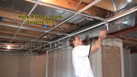 Build Basic Suspended Ceiling Drops Drop Ceilings Installation How To