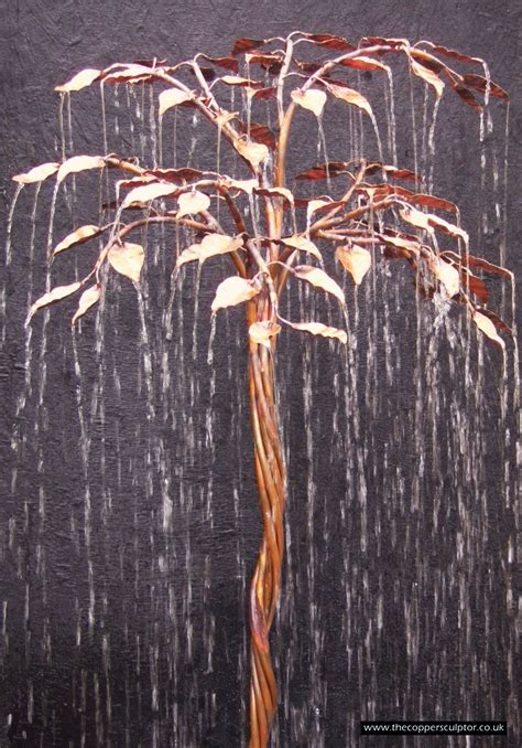 The Copper Sculptor Specializing In Copper Tree Water Features