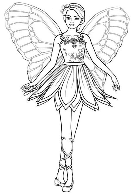 These pictures designed for girls and you can free download them. Picture Of Barbie Mariposa Coloring Pages : Bulk Color ...