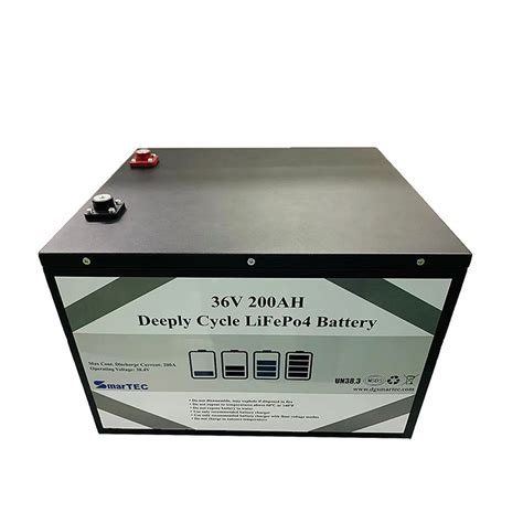 3000 Deeply Cycle Times Lifepo4 Battery 36v 200ah Lithium Battery