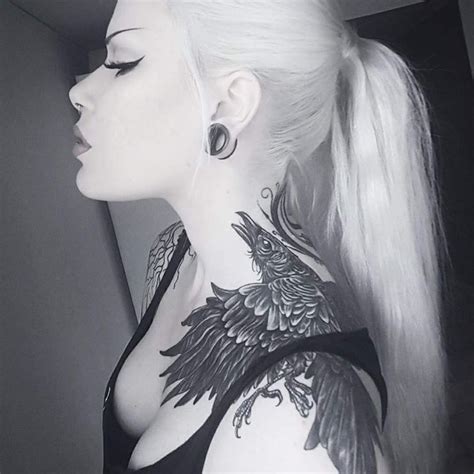 Ida Morbida Girl Tattoos Goth Beauty Inked Girls