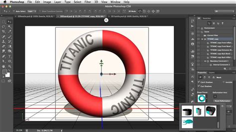 Create D Objects By Inflating D Photographs In Photoshop Cs Extended