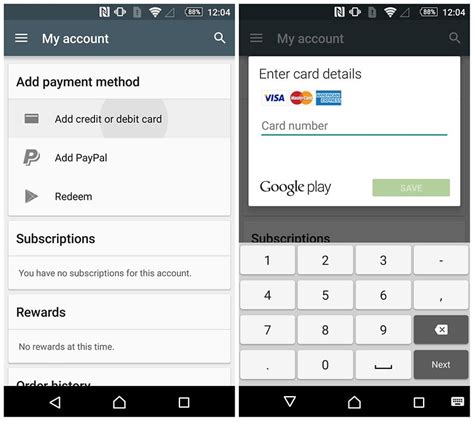 Click link a credit card. How to Add PayPal Payments to the Play Store | Techstribe