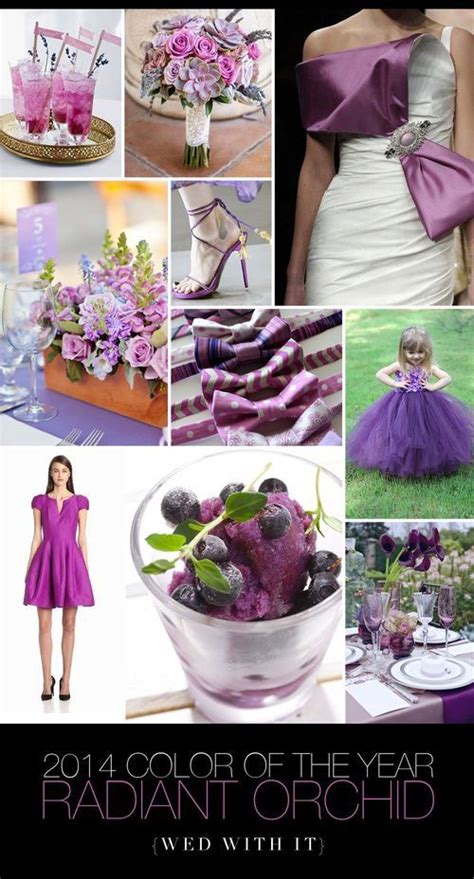 Radiant Orchid Wedding Inspiration Pantone Color Of The Year 2014