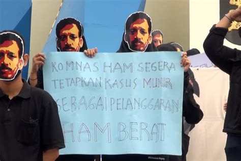 Aksi Solidaritas Untuk Aktivis Ham Munir Said Antara News