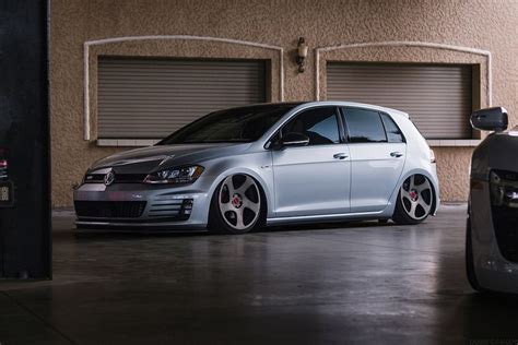 Bagged Mk7 Gti Volkswagen Volkswagen Golf Gti