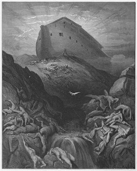 Gustave Dore Bible The Dove Sent Forth From The Ark