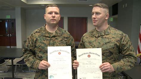 Active Duty Marines Promoted During Special Ceremony Wbbj Tv