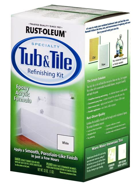 Perfection tub and tile provides bathroom remodeling in illinois. Buy the Rust-Oleum 7860 Tub & Tile Refinishing Kit, White ...