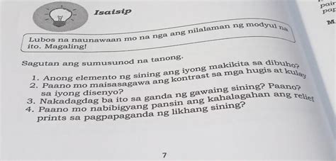 Lubos Naunawaan Mo Na Nga Ang Nilalaman Ng Modyul Na Ito Magaling