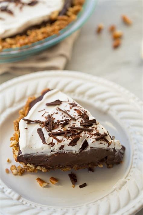 It was nearly impossible to find ingredients to make edible recipes, let alone whip up a dessert that had any flavor—or a texture that didn't feel like sand. Gluten-Free Vegan Chocolate Pudding Pretzel Pie - Meaningful Eats