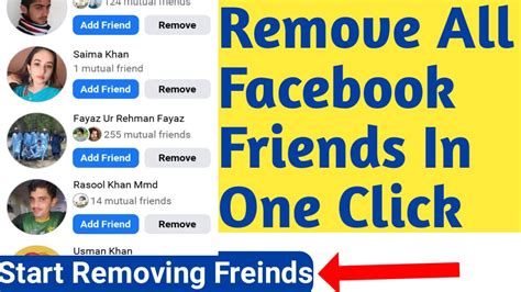 How To Unfriend All Facebook Friends In One Click Technicalj Youtube