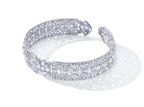 Superb Art Deco Diamond Bandeau Cartier Christies