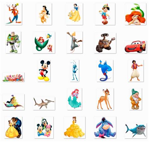 100 Personajes Disney De Ayer Y De Hoy En Png ~ Programas Web Full