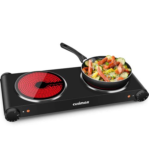 Buy Double Hot Plate Cusimax 2400w Electric Hob Ceramic Hot Plate