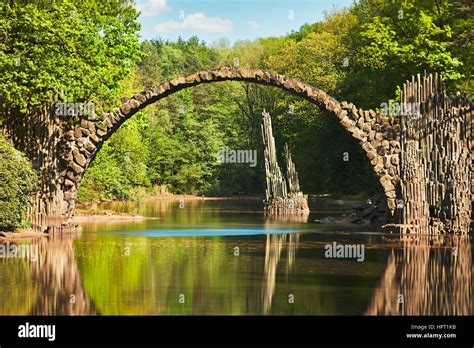 Amazing Place In Germany Rakotzbrucke Also Known As Devils Bridge