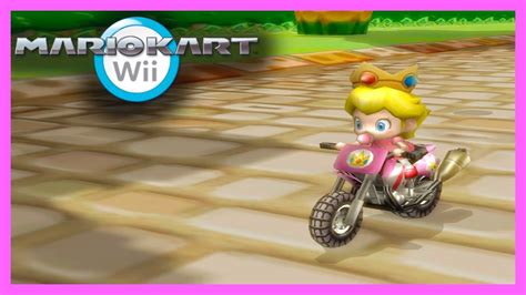 Mario Kart Wii GCN Peach Beach Shell Cup 100cc Baby Peach Gameplay