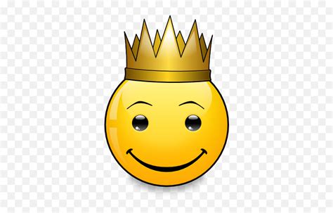 Smiley Archetype The King Smiley Emojiking Emoticons Free